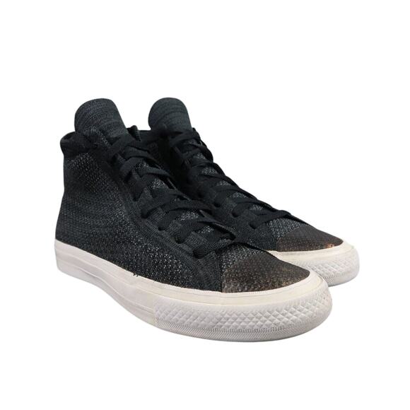 Converse Shoes Womens 10 Sneakers Chuck Taylor All Star II Flyknit Hi Lunarlon - Picture 1 of 16